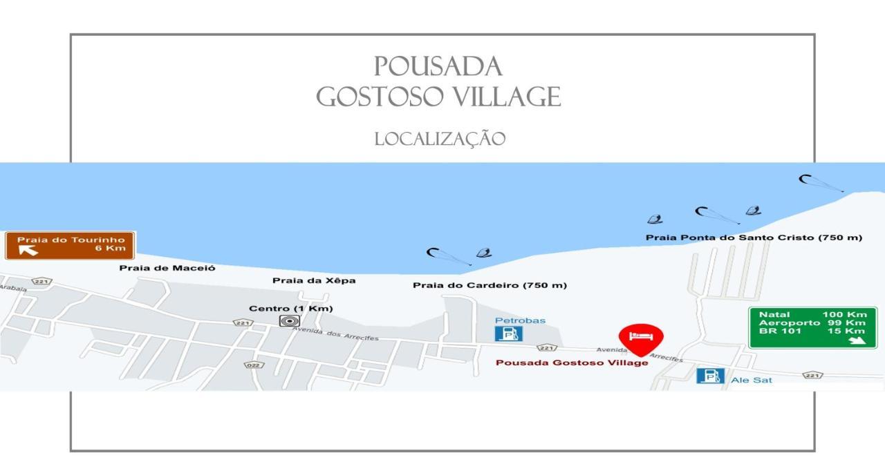 Pousada Gostoso Village Сан-Мігел-ду-Гостозу Екстер'єр фото